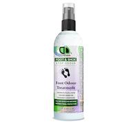 Foot & Shoe Odour Treatment - Antibacterial Deodorizer & Long-Lasting Freshness, Sweaty Feet & Toughest Conditions, Non-Toxic, Quick-Drying, Shoe Spray For Odour Removal (250ml Spray)
