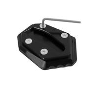 Foot Side Bracket Pad For KAWASAKI W800 W650 W400 W 800 650 400 2019-2023 Motorcycle Kickstand Foot Side Stand Extension Enlarger Support Plate Pad(Black)