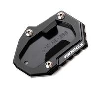 Foot Side Stand Enlarger Motorcycle Foot Side Stand Plate For BMW R1300GS R 1300 GS R 1300GS 2024 2025 Extension Kickstand Pad Support Stand Aluminum Extension Pad(Black)