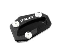 Foot Side Stand Enlarger Motorcycle Foot Side Stand Plate For YA&MAHA TMAX 560 Tech Max TMAX560 TMAX 530 SX DX 2017-2023 Extension Kickstand Pad Support Stand Kickstand Extender Plate(Black)
