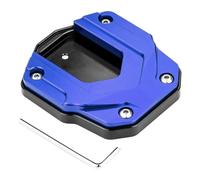Foot Side Stand Enlarger Motorcycle Kickstand Foot Pads For Loncin For Voge SR4 MAX SR4MAX 2022 2023 Side Stand Plate Pad Support Plate Extender Kickstand Extender Plate(Blue)