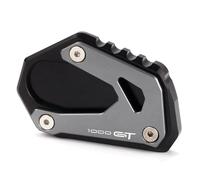 Foot Side Stand Enlarger Motorcycle Kickstand Foot Pads For Suzuki GSX-S1000GT GSX-S 1000GT GSXS 1000 GT GSX-S1000 GT 2022-2024 Side Stand Plate Pad Support Extender Aluminum Extension Pad(Titanium)