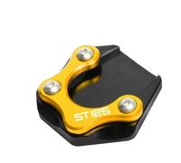 Foot Side Stand Enlarger Motorcycle Kickstand Pad For HO&NDA ST125 DAX125 2022 2023 2024 Side Stand Support Plate Foot Pads Extension Pad Extension(Gold)
