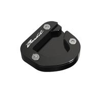 Foot Side Stand Enlarger Motorcycle Side Stand Pad For Suzuki GSX650F GSX 650F 2008 2009 2010 2011 2012 GSX650 F Kickstand Plate Extension Foot Side Stand Support Kickstand Extender Plate(Black 2)