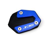 Foot Side Stand Enlarger Motorcycle Side Stand Pad For YA&MAHA XJ6 XJ6F XJ6N DIVERSION 2009-2015 Kickstand Extension Plate Support Foot Side Stand Pad Kickstand Extender Plate(Blue)