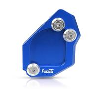 Foot Side Stand Enlarger Motorcycle Side Stand Plate For BMW GS F650GS F700GS 2008-2014 Kickstand Pad Foot Extension Support Pads Extension(Blue)