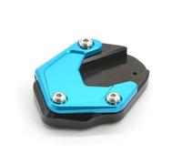 Foot Side Stand Enlarger Motorcycle Side Stand Plate For CFMOTO 250SR 300SR/ABS 150NK 250NK 2019-2023 Kickstand Foot Side Stand Extension Support Plate Pad Kickstand Extender Plate(Blue 1)