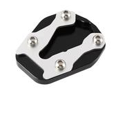 Foot Side Stand Enlarger Motorcycle Side Stand Plate For CFMOTO 450MT MT450 450 MT 2024 2025 Kickstand Foot Side Stand Extension Support Plate Pad Kickstand Extender Plate(Silver)
