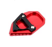 Foot Side Stand Enlarger Motorcycle Side Stand Plate Pad For BMW R For Nine T R For NineT For RnineT 2017-2023 2019 Foot Pads Kickstand Support Pad Extender Aluminum Extension Pad(Red)