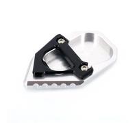 Foot Side Stand Enlarger Motorcycle Side Stand Plate Pad For BMW R For Nine T R For NineT For RnineT 2017-2023 2019 Foot Pads Kickstand Support Pad Extender Aluminum Extension Pad(Silver)