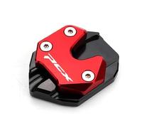 Foot Side Stand Extensio Motorcycle Side Stand Pad For PCX 125 150 160 2012-2026 Kickstand Extension Plate Support Foot Enlarge Motorbike Kickstand Pad(Red)