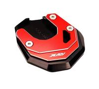 Foot Side Stand Extension For X-ADV750 XADV750 2021 2022 2023 2024 Motorcycle CNC Accessories Kickstand Enlarger Pad Keychain(2021-2024 Red)