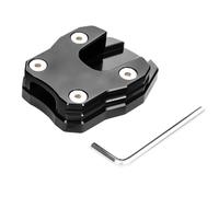 Foot Side Stand Extension Motorcycle Kickstand Pad For HO&NDA PCX 160/150/125 PCX150 PCX160 PCX125 2010-2025 Side Stand Extension Plate Foot Pads Support Plate Enlarger Pad(Black)