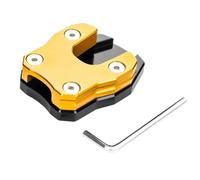 Foot Side Stand Extension Motorcycle Kickstand Pad For HO&NDA PCX 160/150/125 PCX150 PCX160 PCX125 2010-2025 Side Stand Extension Plate Foot Pads Support Plate Enlarger Pad(Gold)