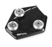 Foot Side Stand Extension Motorcycle Side Stand Pad For HO&NDA MSX 125 MSX125 2013-2023 Kickstand Plate Extension Foot Side Stand Support Pads Enlarger(Black 1)