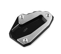Foot Side Stand Extension Pad Support Anti-skid Enlarged Base For Ducati Scrambler Desert Sled/Icon/Full Throttle/Icon Dark Kickstand Extender(Black)
