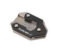 Foot Side Stand For KA-WAS-AKI Vulcan S 650 VN650 2015-2022 2021 Motorcycle CNC Kickstand Foot Side Stand Extension Pad (Color : Grey)