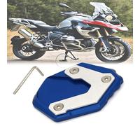 Foot Side Stand Pad Compatible with BMW R1250GS R1200GS LC Motorcycle Accessories Kickstand Foot Side Stand Extension Enlarge Pad Support Plate, Aluminum Alloy(blue)