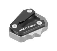 Foot Side Stand Pad Motorcycle Accessories CNC Kickstand Foot Side Stand Extension Pad Support Plate For Ya&maha YZFR6 YZF R6 YZF-R6 YZF600 2020-2023
