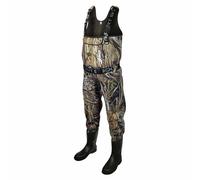 (Foot Size UK9) Dirt Boot Mallard Marsh Camo Neoprene Chest Waders 100% Waterproof Coarse Fishing Muck Wader