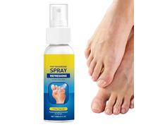 Foot Smell Spray, Natural Itch Relief, Skin Care Products, Foot Refresher Spray, Cooling Deodorizing Formula, Soothing Hygiene Solution, for Outdoor Travel Workout Fitness Office Men Women