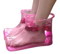 Foot Soak Basin Full Coverage Bath Shoes with Massage Points Easy to Use Portable Relax and Care