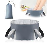 Foot Soak Bowl,Foot Bath Bowl,Footbath Collapsible Foot Spa Portable Travel Foot Bath Tu Collapsible Bucket For Soaking Feet Suitable for Camping Washing Fishing (High-Grade Gray)