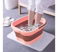 Foot Soak Bowl, Pedicure Bowl, Foldable Foot Spa Bucket, Feet Bath Basin With Relaxing Points, With Carry Handle, Stress Relieves For Women Men