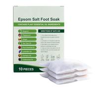 Foot Soak Salts, Mugwort Bath Cleaning Salt, Deodorizing Hydrating Feet Care Soaking Crystals, Relaxing Home Spa For Men Women, Relieves Fatigue Softens Skin Daily Routine