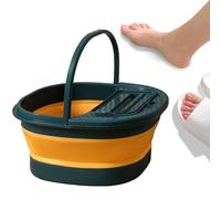 Foot Soaker Tub - Folding Bath Massager Bucket - Foot Soaking Bath Basin,for Men Women Elderly Travel Camping Spa Center Hotel Dorm Bathroom
