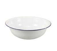 Foot Soaking Basin Large Capacity Vintage Retro 34cm Enamel White
