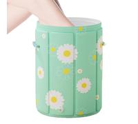 Foot Soaking Basin, Massage Bucket with Handle - Foldable Foot Soaking Basin for Seniors Women Men Elderly Athletes Travel Spa Centre Hotel Dorm Room