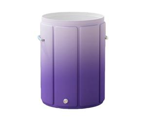 Foot Soaking Bathtub: for Calf Dipping, Wash Bucket, Cleaning đe Deep Relaxation, Large Portable Spa Container with Handle with Drainage Hole and Grip I