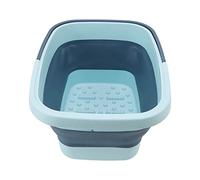 Foot Soaking Tub, Collapsible Bucket Foot Bath Soak Tub with Handle Silicone Foldable Foot Tub, Portable Foot Massage Bath Bucket, Household Foot Spa Basin for Camping Hiking