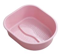 Foot Soaking Tub, Plastic Foot Bath Basin with Massage Point, 13x15x4.5 Inch Feet Soaking Tub