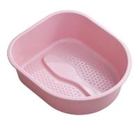 Foot Soaking Tub, Plastic Foot Bath Basin with Massage Point, 13x15x4.5 Inch Feet Soaking Tub for Women Men Bath Basin