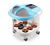 Foot Spa Bath Massager with Fast Heating,Motorized Shiatsu Massage Balls 6 Maize Rollers, Time Temper Control, Led Display,Feet Stress Relief at Home Office