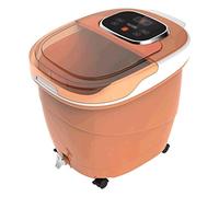Foot Spa Massager - Heated Bath, Automatic Massage Rollers, Vibration, Bubbles, Digital Adjustable Temperature Control