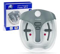 Foot Spa Pedicure Electric Vibrating Wet Warm Bath with Infrared Massage Roller