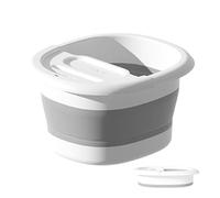 Foot Spa, Protable Increase Height Foot Bath with Massager, Pedicure Bowl with Carry Handle, Footspa for Women and Men, Foot Soak Bowl