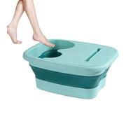 Foot Spa - Relaxing Foot Bath with Pedicure Bowl | Deep Soak Foote Bath Tub | Foldable Basin Bottom Massage Bucket | Pedicure Footx Rest Suitable for Home, Salon & Travel Use