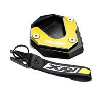 Foot Stand Extension Pad For X ADV XADV 750 XADV750 2017-2023 2020 2021 2022 Motorcycle CNC Accessories Side Stand Kickstand Enlarger Pad Keychain