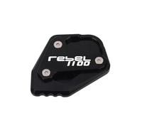 Foot Stand Extension Pad Motorcycle CNC Kickstand Foot Side Stand Extension Pad Support Enlarge Plate For Rebel CMX1100 CM1100 CMX 1100 2020-2022