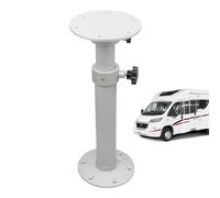 Foot Stand for Dining Table | Compact Aluminium Frame with Lift Mechanism Adjustable Height for Motorhome | For Indoor and Outdoor Furnishings, Vehicles