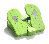 Foot Stepper Machine, Reinforced Nylon Mini Stepper Trainer Quiet Folding Under Desk Leg Workout Trainer (Green)