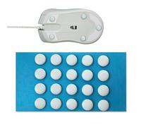 Foot Sticker, Non-Slip Sticker for Mice, Ultra Liss Replacement Pads, High Performance Shield Accessories, Improves Responsiveness and Precision for Video Games