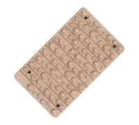 Foot Stimulator Pad - Natural Dark Colour Variation Selection Mat with Spiked Surfaces Body Equipment