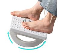 Foot Stool for Work Desk, Under Desk Foot- Rest, Shakeable Foot Massager Footrest, Strong Load Bearing Shakeable Massaging Footstool for Adults, Kids, Offices