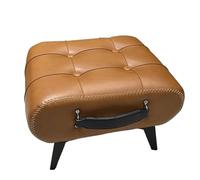 Foot Stool Leather Stool, Living Room Footrest, Sofa, Entry Shoe Changing, Coffee Table Low, Home Small, Pouf(Color15)