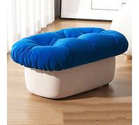 Foot Stool,Modern Round Foot Stool Ottoman, Vanity Stool, Modern Pouf Ottoman Footrest Makeup Chair Foot Stool Under Desk, Decorative Floor Seat for Makeup Room, Bedroom,